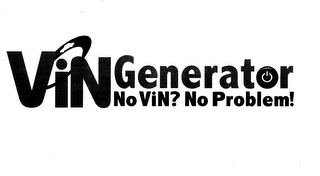 VINGENERATOR NO VIN? NO PROBLEM! logo