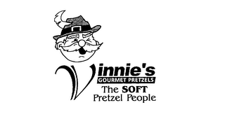 VINNIE'S GOURMET PRETZELS THE SOFT PRETZEL PEOPLE logo