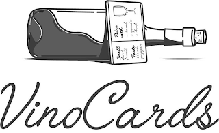 VINO CARDS SMELL DARK FRUIT TASTE BLACKPEPPER PAIRS WITH LAMB GOUDA BEEF logo