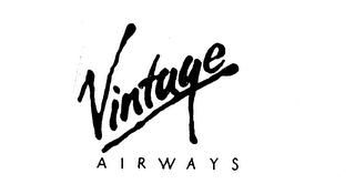 VINTAGE AIRWAYS logo