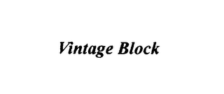 VINTAGE BLOCK logo