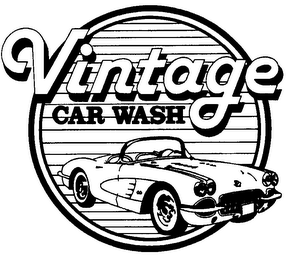 VINTAGE CAR WASH logo