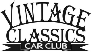 VINTAGE CLASSICS CAR CLUB logo