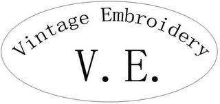 VINTAGE EMBROIDERY V.E. logo