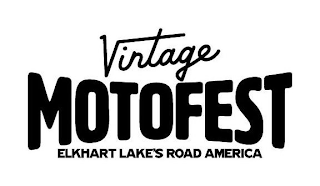 VINTAGE MOTOFEST ELKHART LAKE'S ROAD AMERICA logo