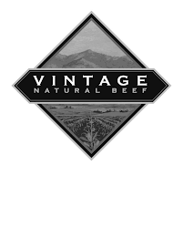 VINTAGE NATURAL BEEF logo