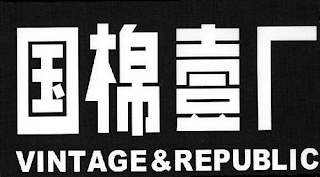 VINTAGE & REPUBLIC logo