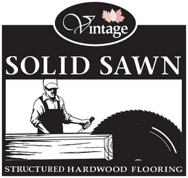 VINTAGE SOLID SAWN STRUCTURED HARDWOOD FLOORING