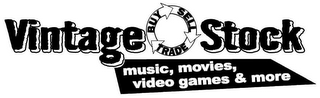 VINTAGE STOCK BUY SELL TRADE MUSIC, MOVIES, VIDEO GAMES & MORE logo