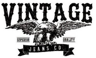 VINTAGE SUPERIOR QUALITY JEANS CO. logo