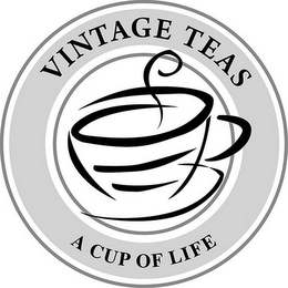 VINTAGE TEAS A CUP OF LIFE logo