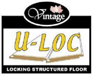 VINTAGE U-LOC LOCKING STRUCTURED FLOOR logo