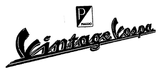 VINTAGE VESPA P PIAGGIO logo