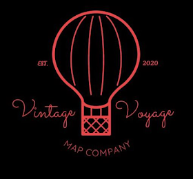 VINTAGE VOYAGE MAP & COMPANY logo