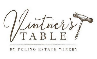 VINTNER'S TABLE BY FOLINO ESTATE WINERY logo