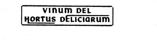 VINUM DEL HORTUS DELICIARUM logo