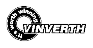 VINVERTH IT'S WORTH WINNING logo