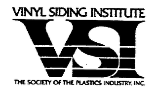 VINYL SIDING INSTITUTE VSI THE SOCIETY OF THE PLASTICS INDUSTRY, INC. logo