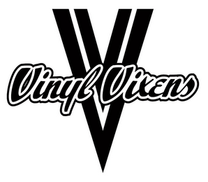 VINYL VIXENS V logo