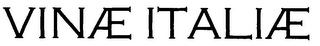 VINÆ ITALIÆ logo