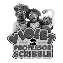 VIOLET AND PROFESSOR SCRIBBLE logo