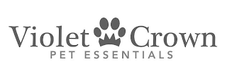 VIOLET CROWN PET ESSENTIALS logo