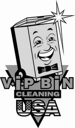 V·I·P BIN CLEANING USA logo
