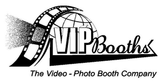 VIP BOOTHS THE VIDEO-PHOTO BOOTH COMPANY logo