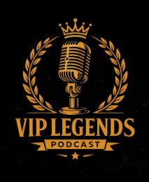 VIP LEGENDS PODCAST logo