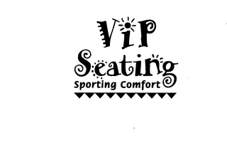 VIP SEATING SPORTING COMFORT logo