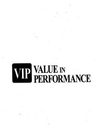 VIP VALUE IN PERFORMANCE logo