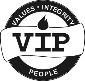 VIP VALUES · INTEGRITY PEOPLE logo