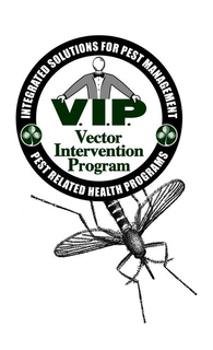 V.I.P. VECTOR INTERVENTION PROGRAM INTEGRATED SOLUTIONS FOR PEST MANAGEMENT PEST RELATED HEALTH PROGRAMS logo