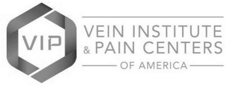 VIP VEIN INSTITUTE & PAIN CENTERS OF AMERICA logo