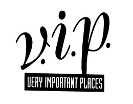 V.I.P. VERY IMPORTANT PLACES logo