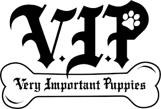 V.I.P VERY IMPORTANT PUPPIES logo
