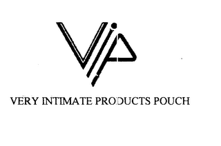 VIP VERY INTIMATE PRODUCTS POUCH logo