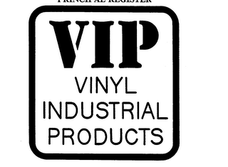 VIP VINYL INDUSTRIAL PRODUCTS logo
