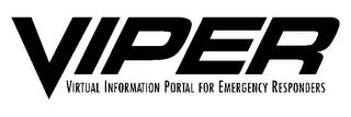 VIPER VIRTUAL INFORMATION PORTAL FOR EMERGENCY RESPONDERS logo