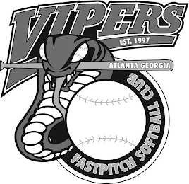 VIPERS EST. 1997 ATLANTA GEORGIA FASTPITCH SOFTBALL CLUB logo