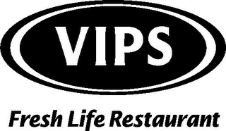 VIPS FRESH LIFE RESTAURANT logo