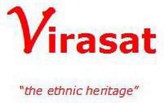 VIRASAT "THE ETHNIC HERITAGE" logo