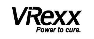 VIREXX POWER TO CURE. logo