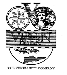 VIRGIN BEER V THE VIRGIN BEER COMPANY ST. URSULA logo