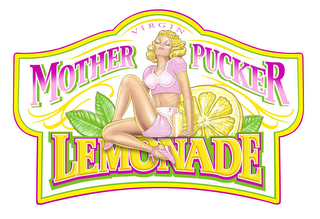 VIRGIN MOTHER PUCKER LEMONADE logo
