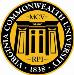 VIRGINIA COMMONWEALTH UNIVERSITY 1838 MCV RPI logo