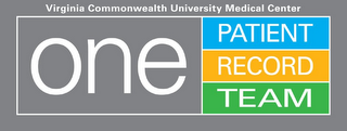VIRGINIA COMMONWEALTH UNIVERSITY MEDICAL CENTER ONE PATIENT RECORD TEAM logo