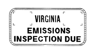 VIRGINIA EMISSIONS INSPECTION DUE logo