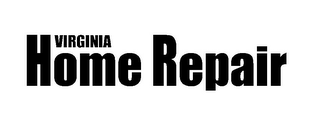 VIRGINIA HOME REPAIR logo
