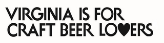 VIRGINIA IS FOR CRAFT BEER LOVERS logo